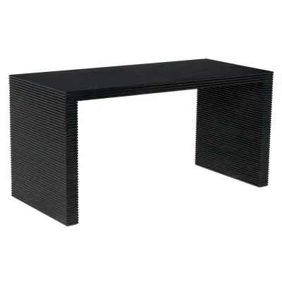 Manhattan Desk, Hand Rubbed Black