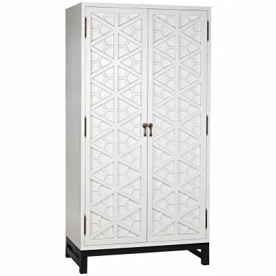 Small Maharadscha Hutch, Solid White