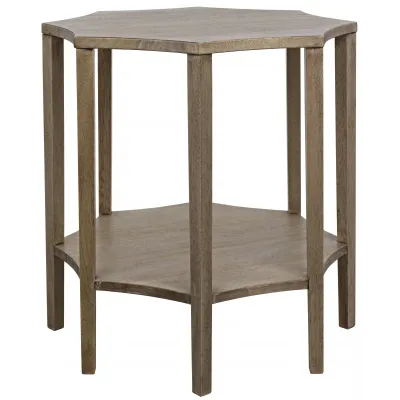 Ariana Side Table, Washed Walnut