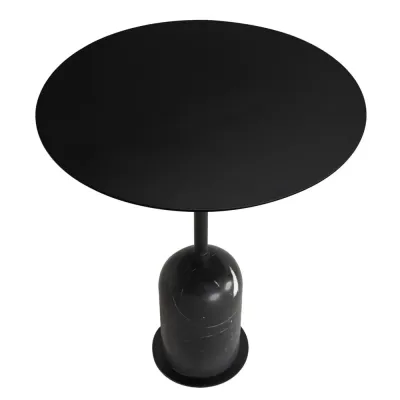 Shantu Side Table with Metal Top