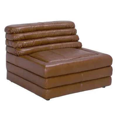 Bandera Sofa, 1A, Roche Tan Leather