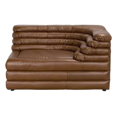 Bandera Sofa, R, Roche Tan Leather