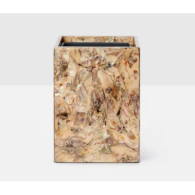 Adana Marbleized Young Pen Wastebasket Square: 8"L x 8"W x 11"H