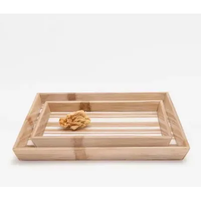 Ashford Striped Brown/White Wastebasket Round: 9"D x 11"H