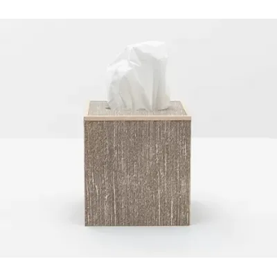 Bruges Sand Tissue Box 5.5"L x 5.5"W x 6"H