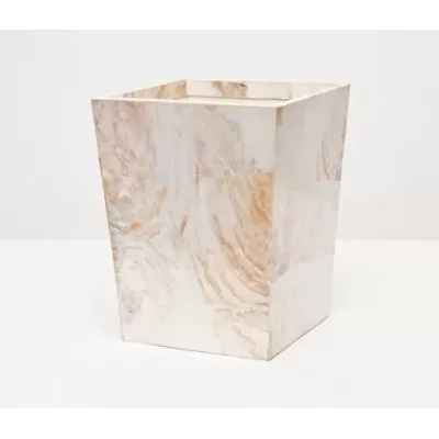 Lugano Kabibe Wastebasket Square: 8.5"L x 8.5"W x 11"H