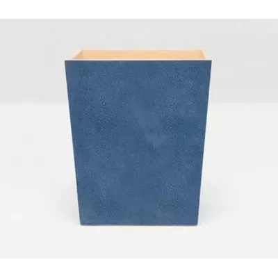 Manchester Navy Wastebasket Square: 9"L x 9"W x 11"H