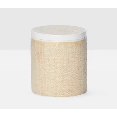 Maranello Beige/White Canister Round Abaca/Resin