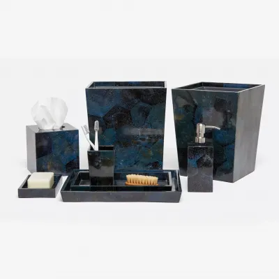 Santorini Dark Blue Pen Shell Bath Accessories