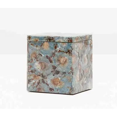 Sitges Blue Bath Canister 4"L x 4"W x 4.5"H