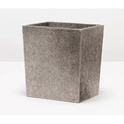 Umbra Gray Wastebasket Rectangular: 10"L x 8"W x 11"H