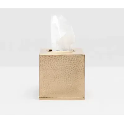 Verum Antique Brass Tissue Box 5.5"L x 5.5"W x 5.5"H