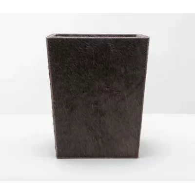 Hyde Brown Rec. Wastebasket 11.5"L x 9.5"W x 14"H