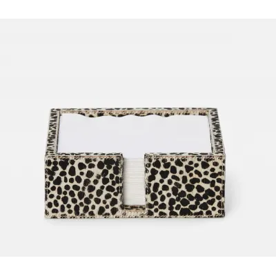Bandar Cheetah Print, Luncheon Napkin Tray, Hair-On-Hide, Pack of 2
