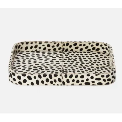 Bandar Dalmatian Print, Tray RR, Hair-On-Hide