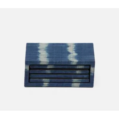 Kuta Blue Tie Dye, Coasters Set of 4, Abaca, Pack of 2