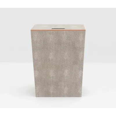 Northwich Sand Hamper Rectangular Realistic Faux Shagreen