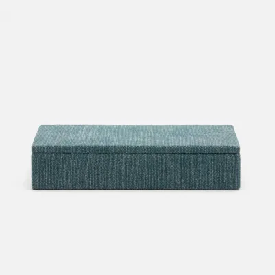 Blarney Teal Cotton Jute Box