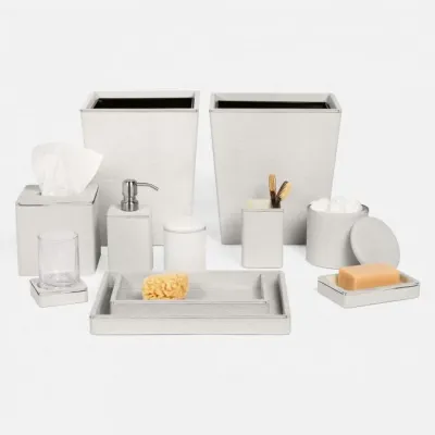 Bradford Blanc/Silver Bath Accessories