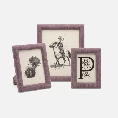 Kemi Raspberry Cotton Jute Picture Frames