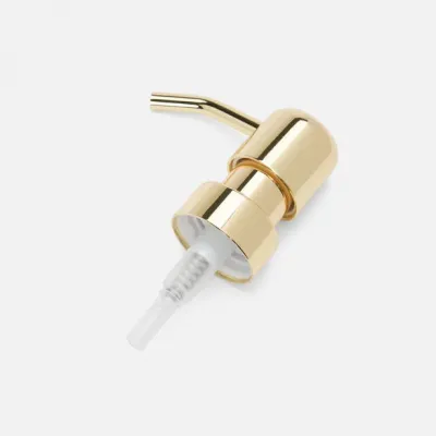 Soap Pump 21 Birds Head Polished Gold Finish