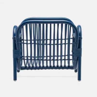 Makassar Navy Magazine Holder Rattan