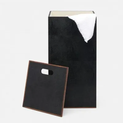 Northwich Black Hamper 12"L x 12"W x 24"H