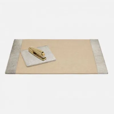 Hyde Gray Hair-on-Hide Desk Accessories