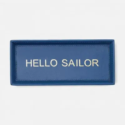 Decorah Navy Eyeglass Holder, Hello Sailor Pack of 2