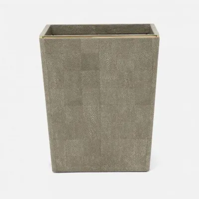 Bradford Sand/Gold Wastebasket Square: 9"L x 9"W x 11"H