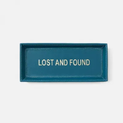 Decorah Teal Eyeglass Holder Lost And Found Full-Grain Leather Pack/2