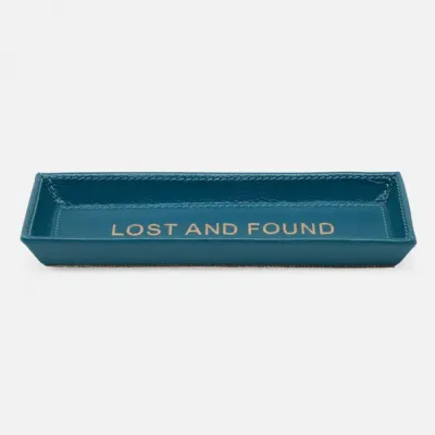 Decorah Teal Eyeglass Holder Lost And Found Full-Grain Leather Pack/2