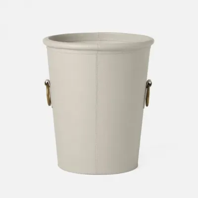Ogden Light Gray Rnd. Wastebasket 10"D x 12.5"H