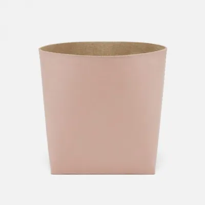 Salo Dusty Rose Basket Full Grain Leather, Set Of 2