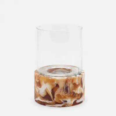 Milo Amber Swirled Hurricane Pack of 2