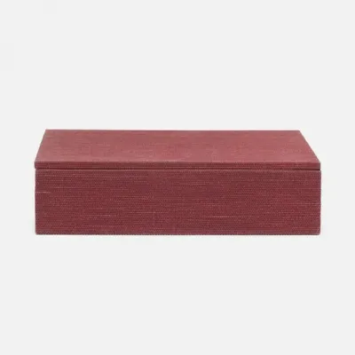 Blarney Burgundy Box Cotton Jute