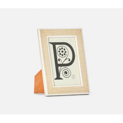 Aberdeen Beige/White Abaca Resin Frames