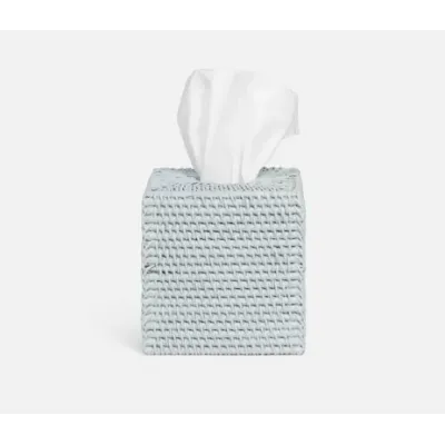 Dalton Light Gray Tissue Box 5.5"L x 5.5"W x 5.5"H