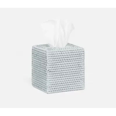 Dalton Light Gray Tissue Box 5.5"L x 5.5"W x 5.5"H