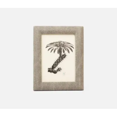 Kemi Light Gray Cotton Juate Picture Frames