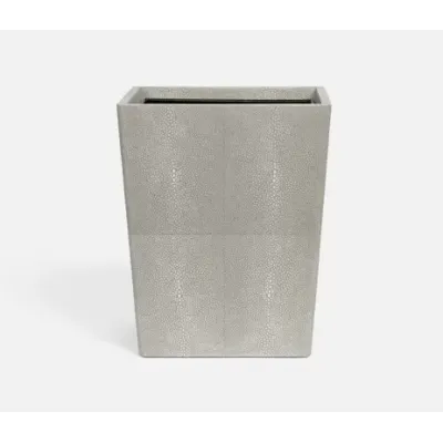 Tenby Sand Wastebasket Square: 9"L x 9"W x 11"H