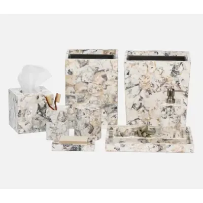 Tramore Natural Laminated Oyster Bath Accessories