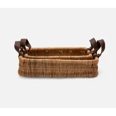 Yakima Natural Baskets Rectangular Straight Wicker, Set Of 2 ( C810 Rochelle C811 Rochelle)