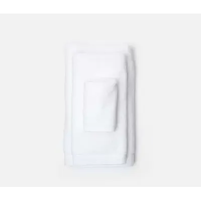 Geneva White Hand Towel 100% Cotton 650 Gsm