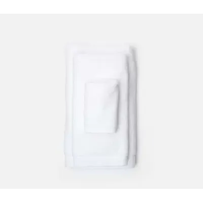 Geneva White Bath Towels