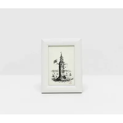 Oxford Blanc Realistic Faux Shagreen Picture Frames