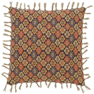 Anatolia Linen Floral Pillow 20" Square