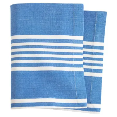 Bistro Stripe French Blue Napkin Set of 4
