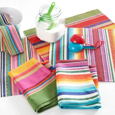 Bright Stripe Napkin Set of 4