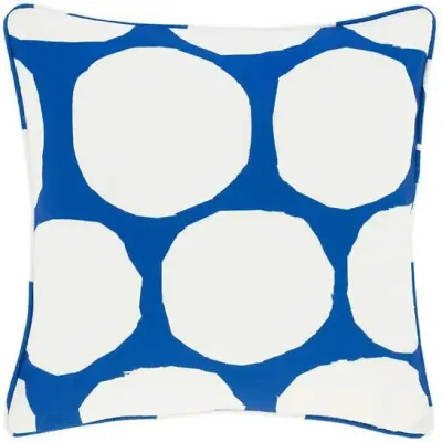 On The Spot Cobalt Indoor/Outdoor Decorative Pillow 22" Square